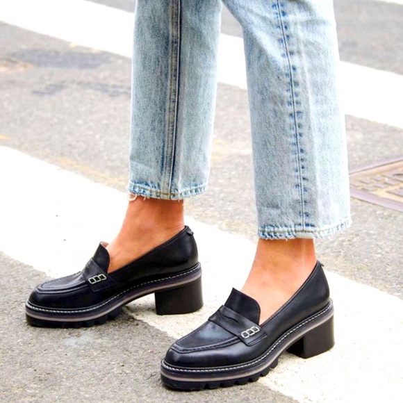 Bernardo Shoes Bernardo Selma Blk 0 Leather 2in Stacked Leather